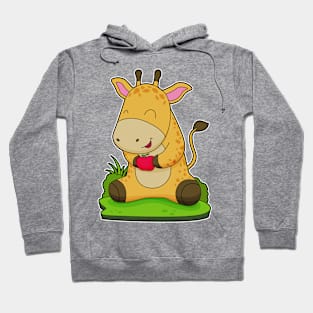 Giraffe Apple Fruit Hoodie